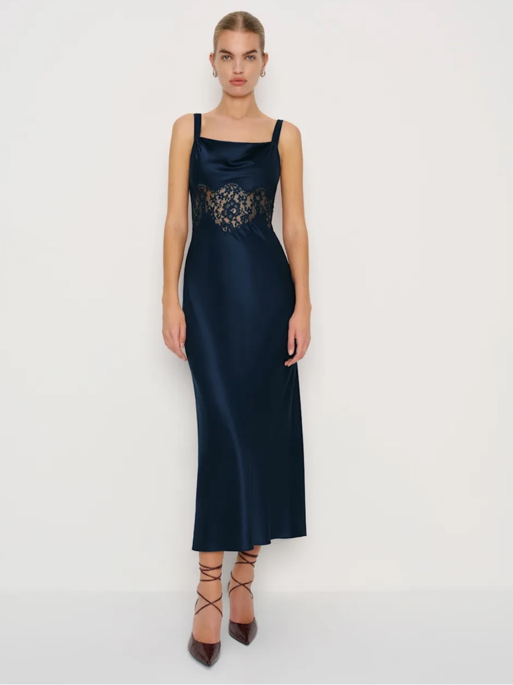 Reformation Evelyne Silk Dress